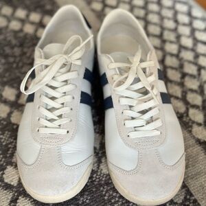 Gola Bullet for J. Crew Women’s White and Navy Sneakers